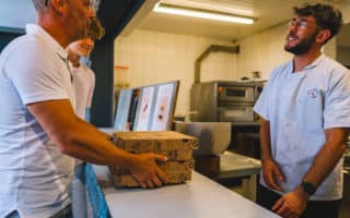 Service de vente à emporter du Camping Le Château à Saint-Hilaire-de-Riez